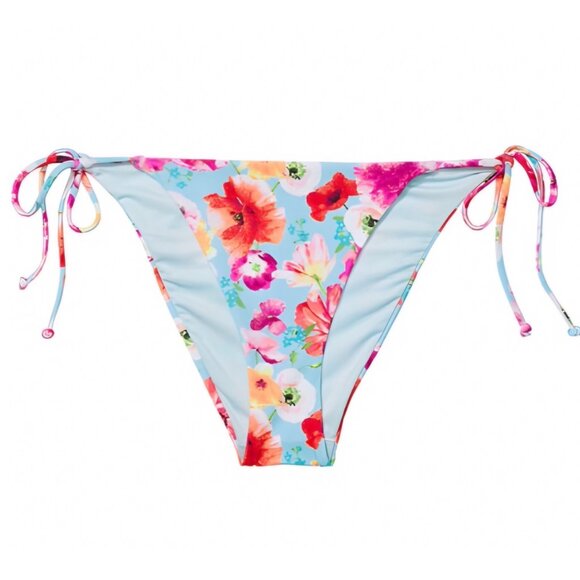 Victoria’s Secret Halter String Bikini Set | Blue & White M NWT Swim Duo - Picture 5 of 6